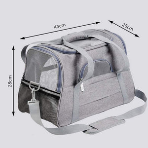 Pet Carrier Bag - Foldable Breathable Mesh - Travel