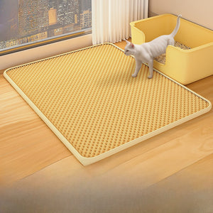 Cat Litter Mat - EVA Double-Layer - Anti-Track Anti-Splash