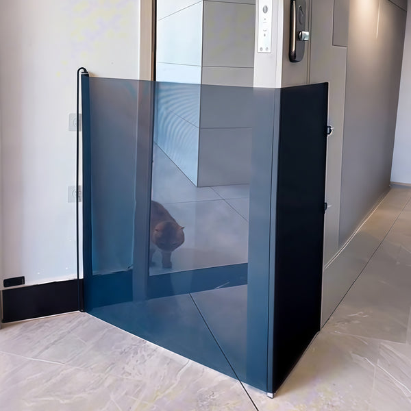 Indoor Pet Fence - No-Drill - Retractable Foldable