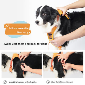 Retractable Dog Leash - Vest Harness Set - Adjustable