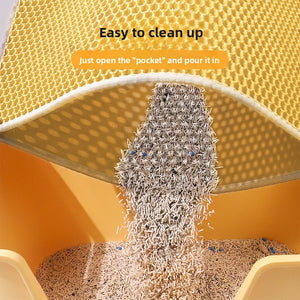 Cat Litter Mat - EVA Double-Layer - Anti-Track Anti-Splash