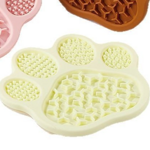 Silicone Slow Feeder Lick Mat - Textured - With Suction Cup Option