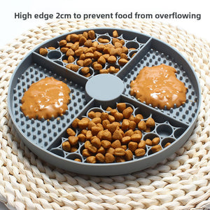 Silicone Lick Mat - Slow Feeder - Textured Suction Base