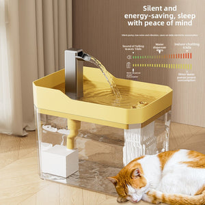 Cat Water Fountain - Automatic Filtered - Quiet Circulation