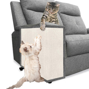 Cat Scratching Pad - Vertical Sisal - Self-Adhesive Wall Mount