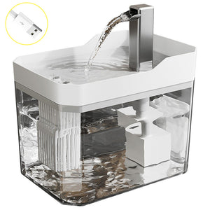 Cat Water Fountain - Automatic Filtered - Quiet Circulation