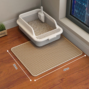 Cat Litter Mat - Double-Layer EVA - Non-Slip Waterproof