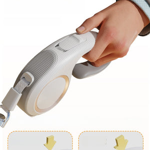 Retractable Dog Leash - One-Click Brake - Anti-Escape Lock - Multiple Lengths