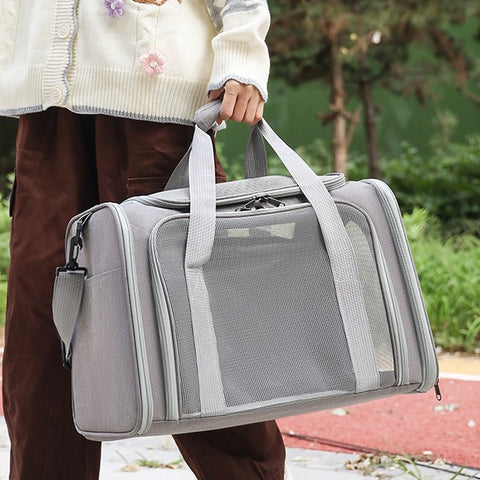 Pet Carrier Bag - Portable Lightweight - Travel