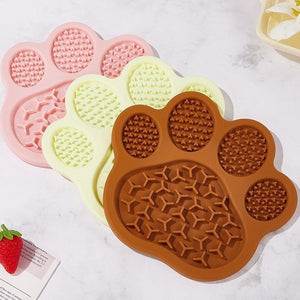 Silicone Slow Feeder Lick Mat - Textured - With Suction Cup Option
