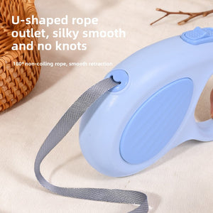 Retractable Dog Leash - Durable Polyester - Ergonomic Handle - 3m/5m