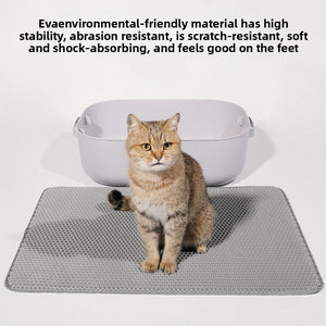 Cat Litter Mat - Honeycomb Double-Layer EVA - Waterproof