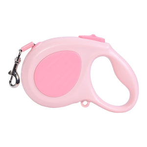 Retractable Dog Leash - Durable Polyester - Ergonomic Handle - 3m/5m