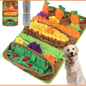 Dog Snuffle Mat - Felt Foraging Puzzle - Slow Feeder
