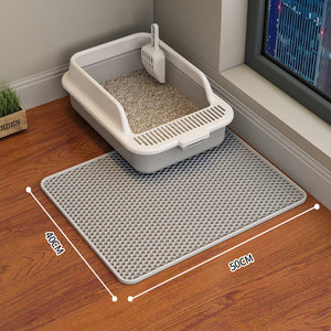Cat Litter Mat - Double-Layer EVA - Non-Slip Waterproof