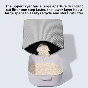 Cat Litter Mat - Honeycomb Double-Layer EVA - Waterproof