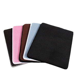 Cat Litter Mat - EVA Double-Layer - Honeycomb Trap Waterproof
