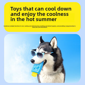 Pet Cooling Chew Toy - TPR - Ice Cream & Donut Shape